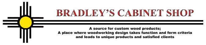 Bradley's Cabinet Shop, Custom Wood Products Logo